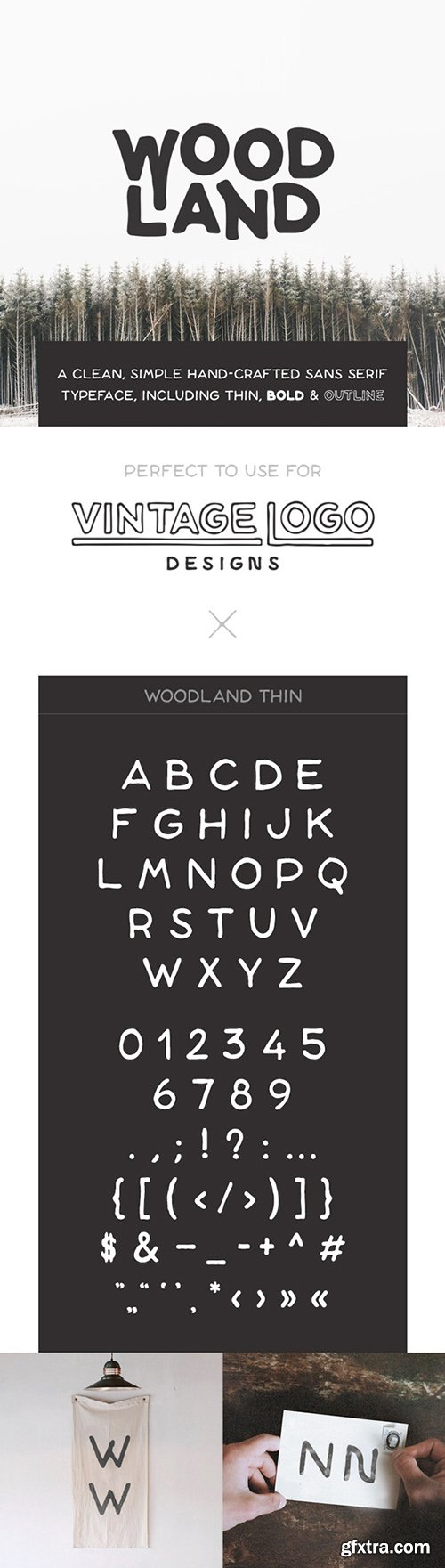 GraphicRiver Woodland Font 10593502