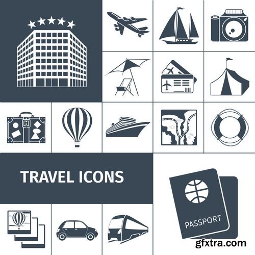 Vector - Icons Black Set