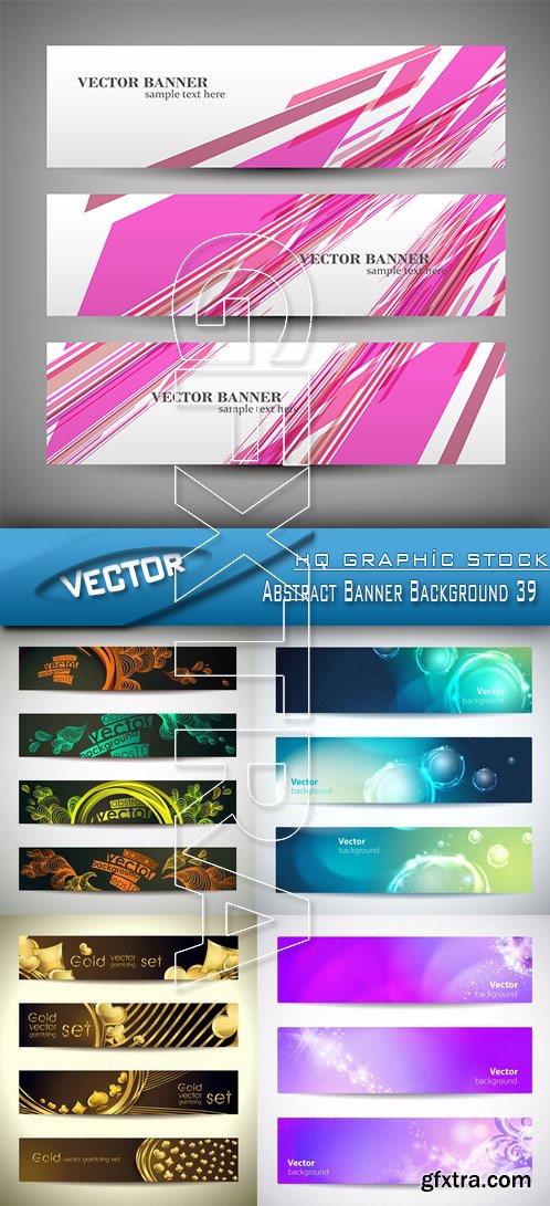 Stock Vector - Abstract Banner Background 39