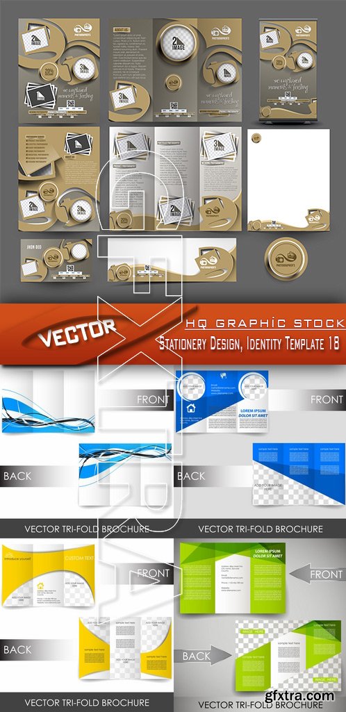 Stock Vector - Stationery Design, Identity Template 18