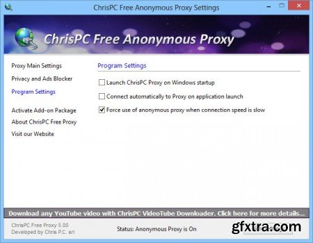 ChrisPC Free Anonymous Proxy v5.85 Portable