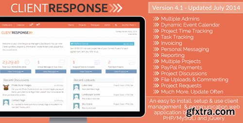 CodeCanyon - clientResponse Responsive PHP Client Management