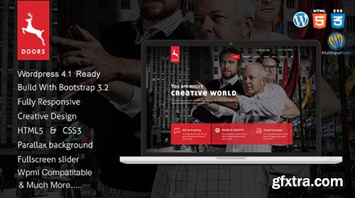 ThemeForest - Doors v2.0.3 - Parallax Responsive One Page wordpress theme