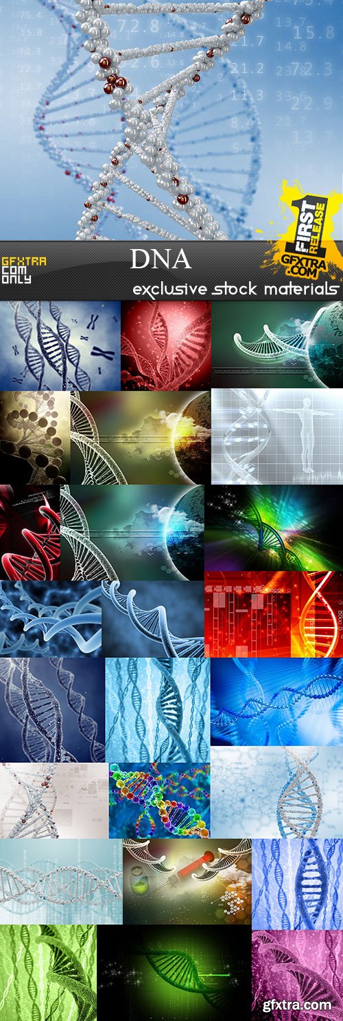 DNA Collection - Stock Images, 25xUHQ JPEG