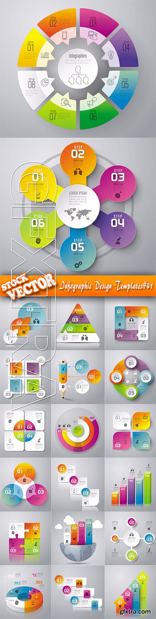 Stock Vector - Infographic Design Templates#4