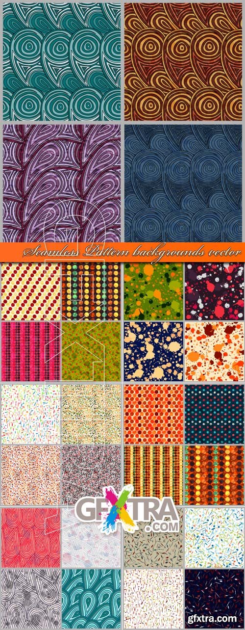 Seamless Pattern backgrounds vector