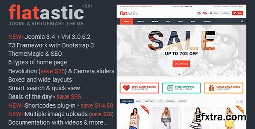 ThemeForest - Flatastic v2.6 - Responsive Multipurpose VirtueMart Theme