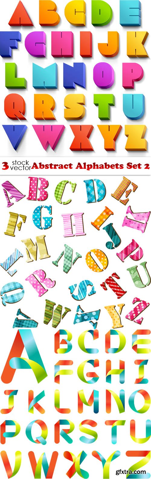 Vectors - Abstract Alphabets Set 2