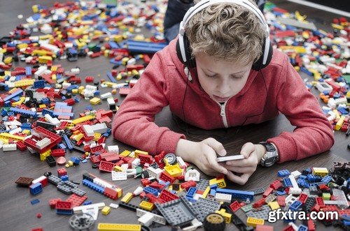 Stock Photos - Lego 2, Plastic Elements, 25xJPG