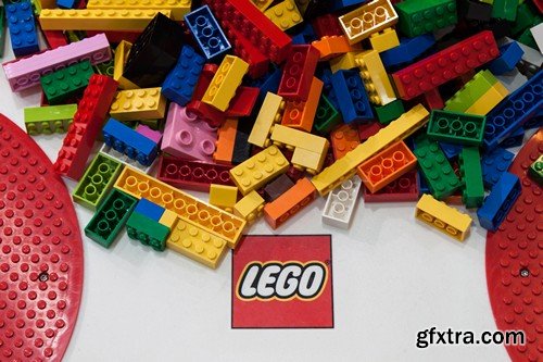 Stock Photos - Lego 2, Plastic Elements, 25xJPG