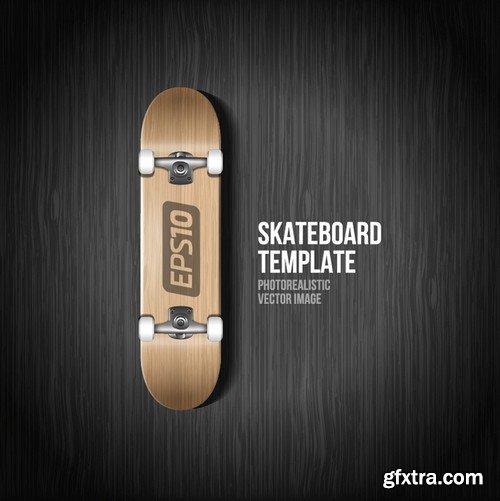 Stock Vectors - Skateboards 2, 25xEPS