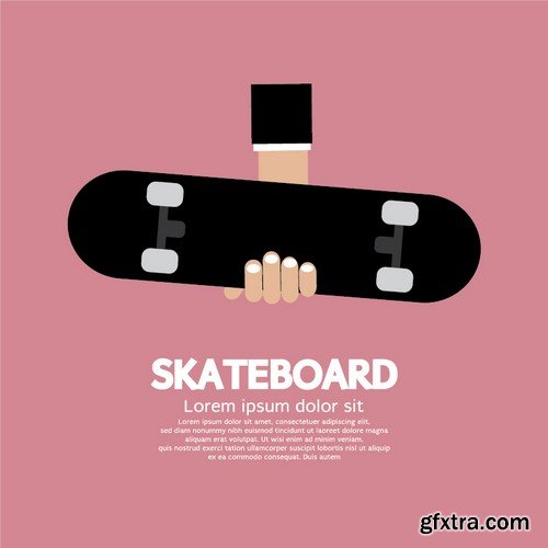 Stock Vectors - Skateboards 2, 25xEPS