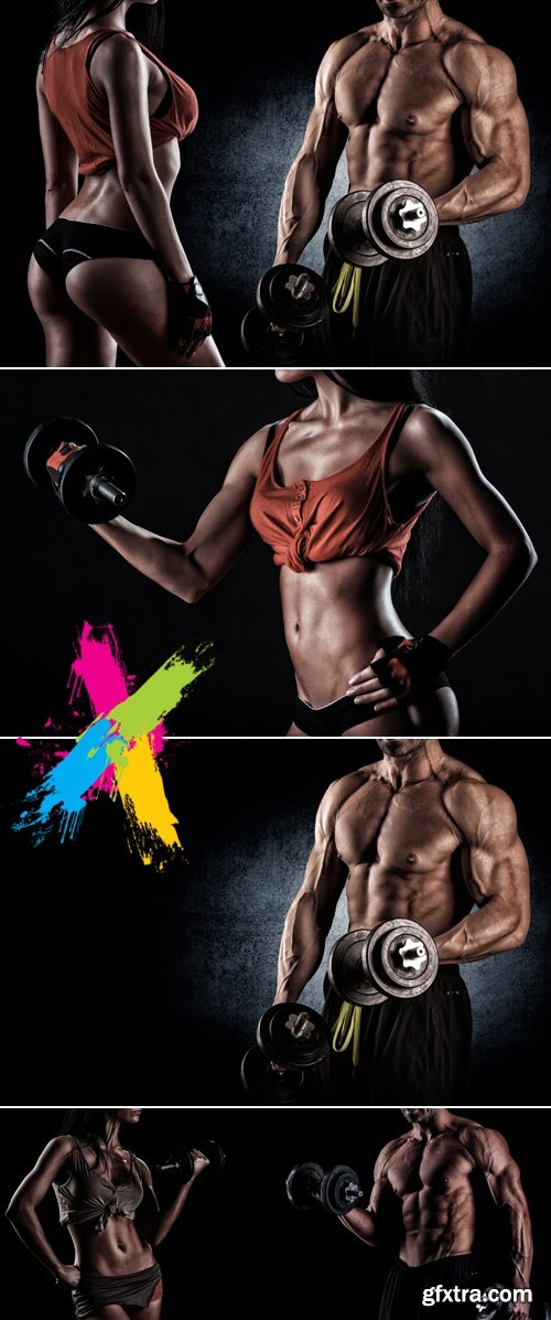 Stock Photo - Athletic Man & Woman