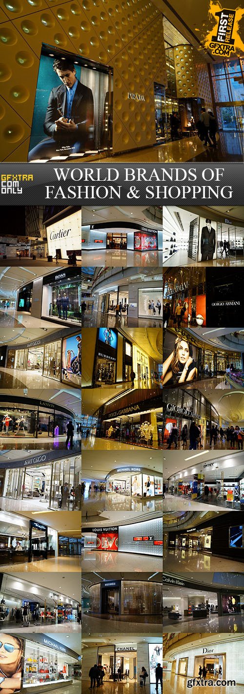 World Brands of Fashion and Shopping, 25xUHQ JPEG