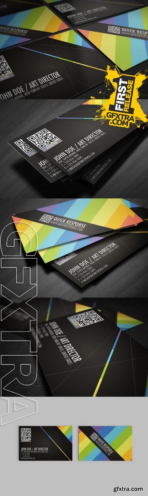 QR Code Business Card Design 02 - CM 220951