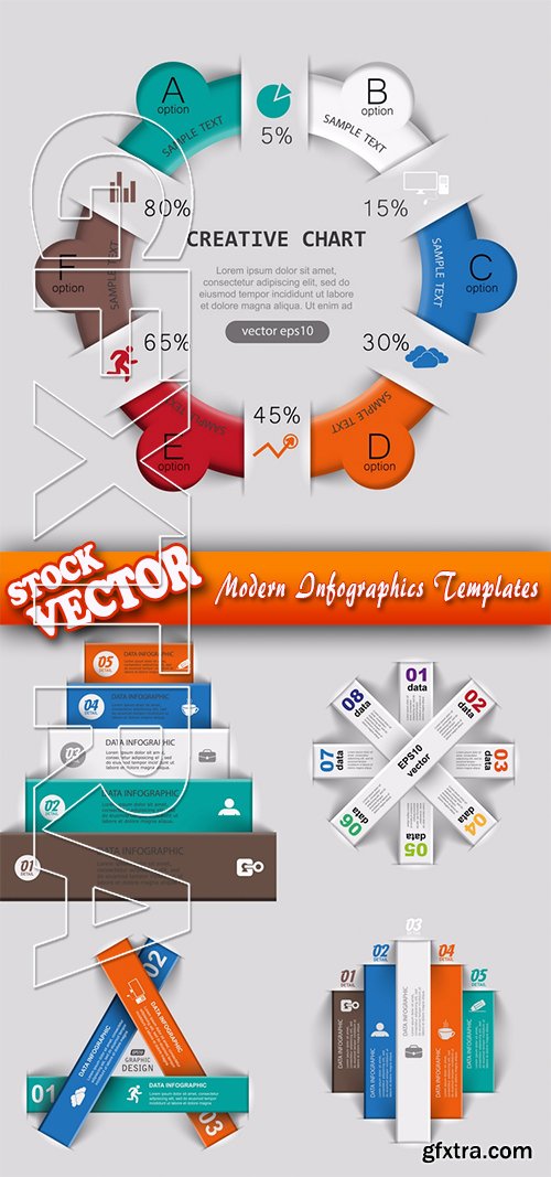 Stock Vector - Modern Infographics Templates