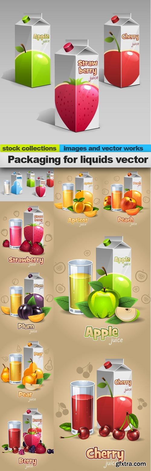 Packaging for liquids vector, 10 x EPS