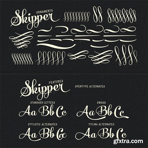 Skipper Font 1 Font $35