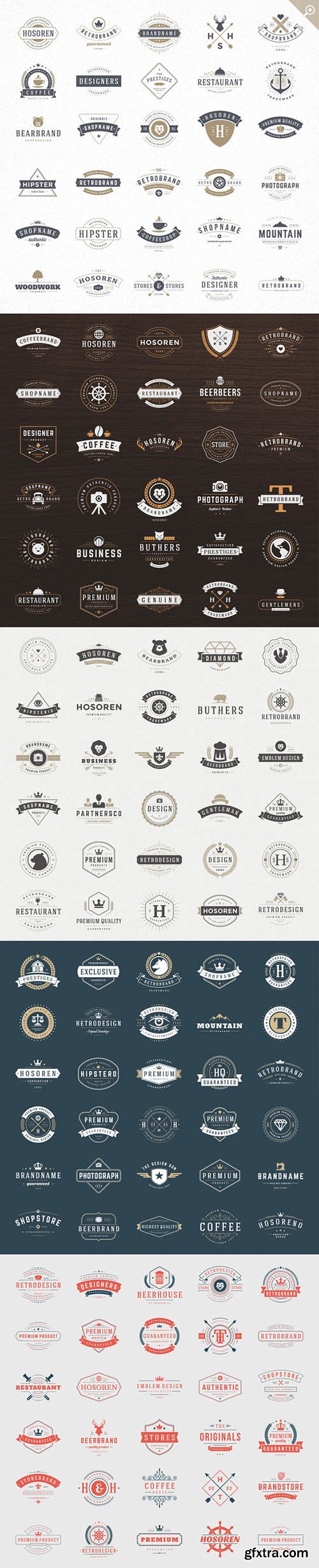 CM 420 Vintage Logotypes and Badges 221794