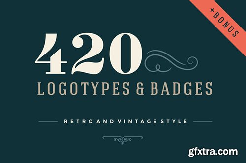 CM 420 Vintage Logotypes and Badges 221794