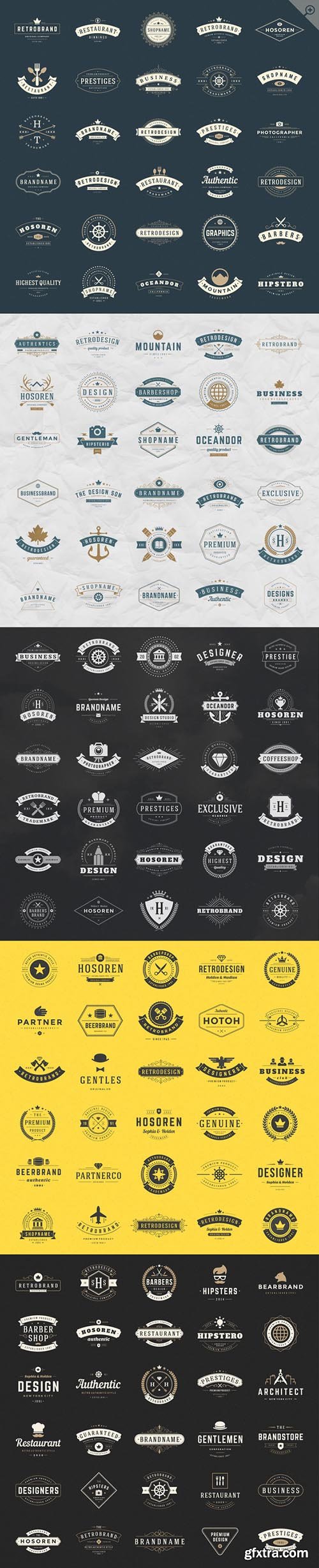 CM 420 Vintage Logotypes and Badges 221794