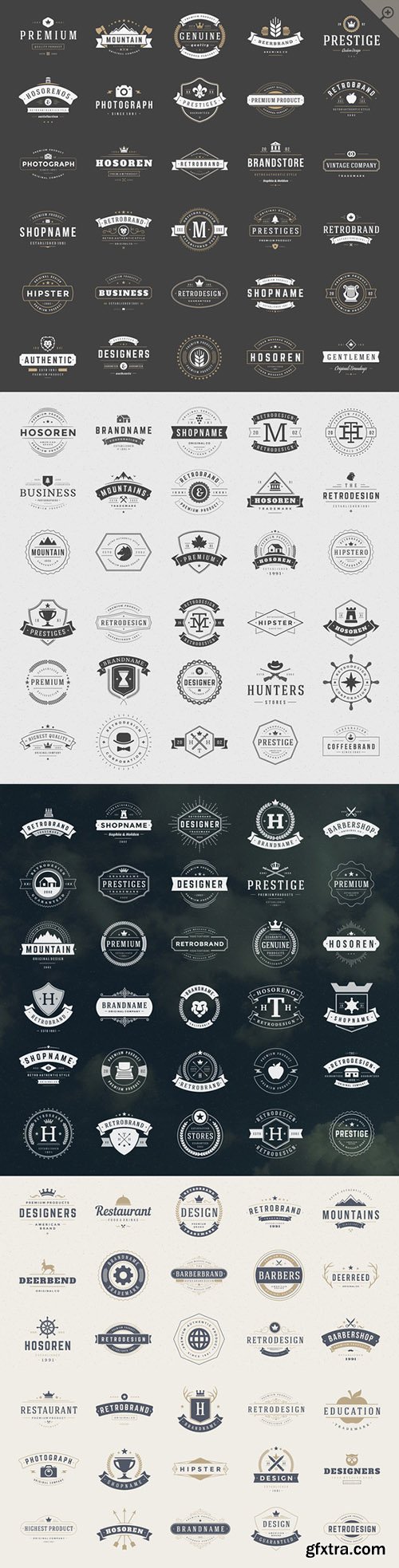 CM 420 Vintage Logotypes and Badges 221794