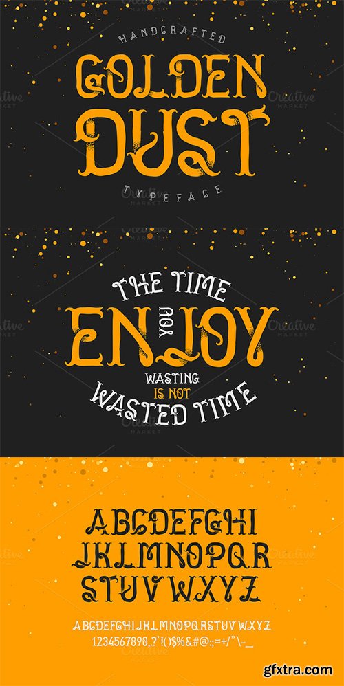 CM Golden Dust Typeface 222185