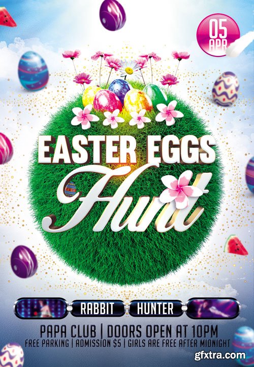 Versatile Easter Flyer Templates plus FB Cover