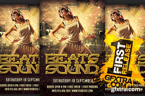 Beats Sound Party Flyer