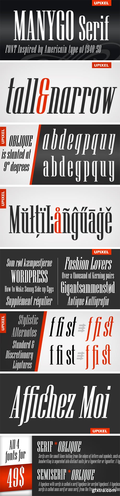 Manygo Serif Font Family