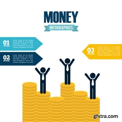 Vector - Money Infographics