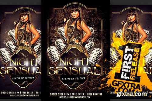 Sensual Night Party Flyer