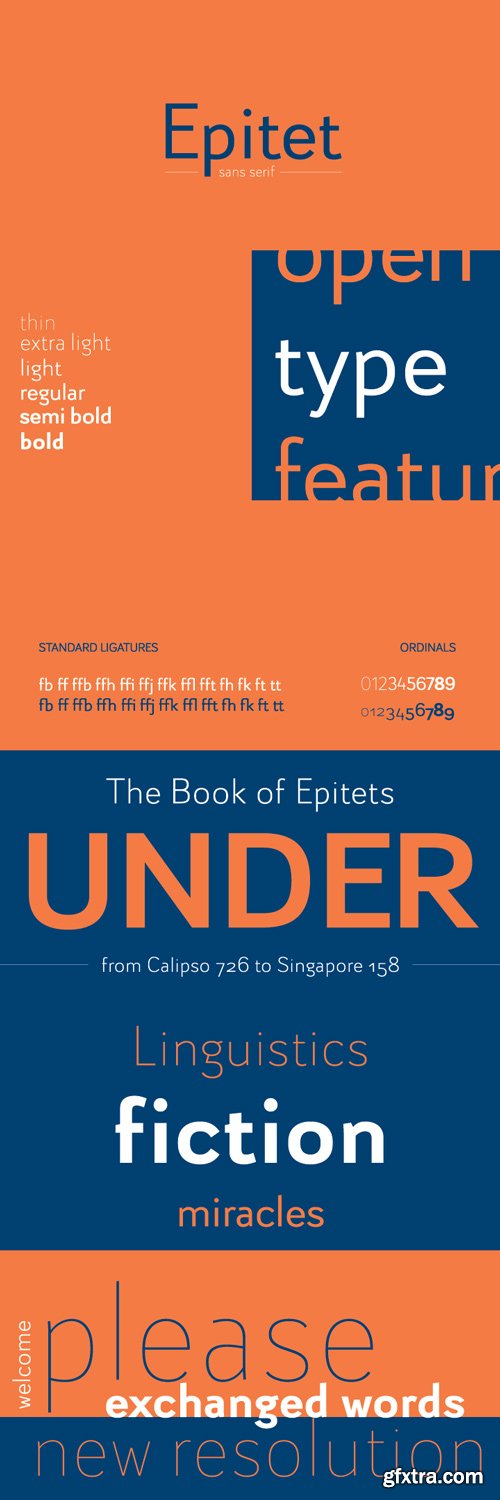 Epitet Font Family $127.50