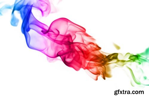 Stock Photos - Abstract Colorful Fire Flames Isolated