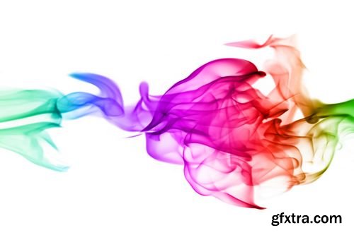 Stock Photos - Abstract Colorful Fire Flames Isolated