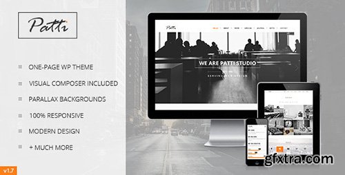 ThemeForest - Patti v1.7 - Parallax One Page WordPress Theme