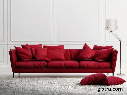 Interiors with Sofa - 15x JPEG