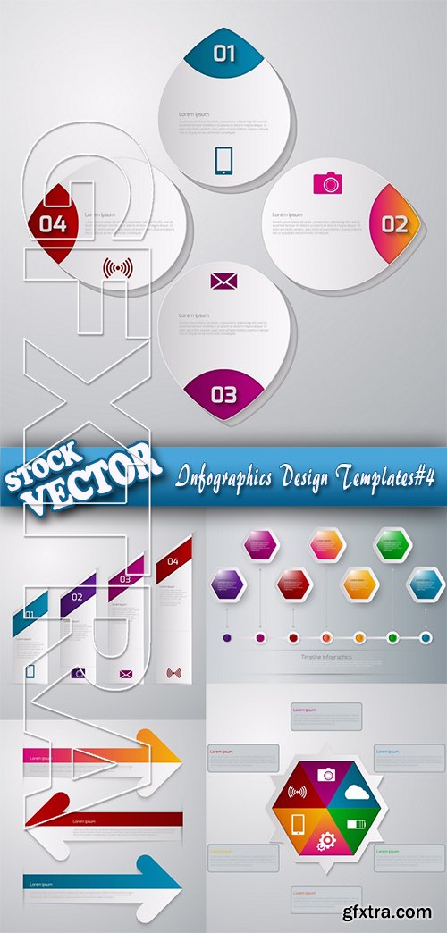 Stock Vector - Infographics Design Templates#4