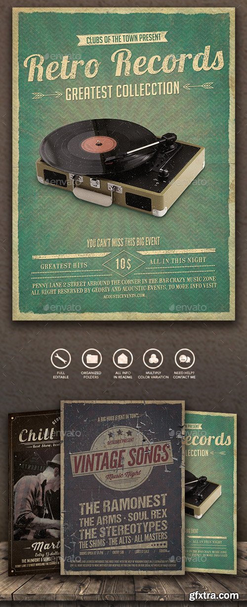 GraphicRiver - Retro Music Bundle 05