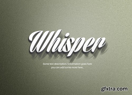 PSD Text Effect - 3D Metal