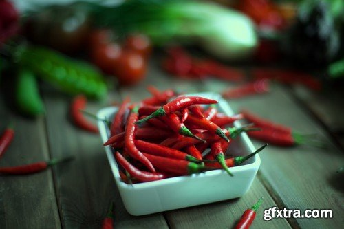 Stock Photos - Chili, 25xJPG