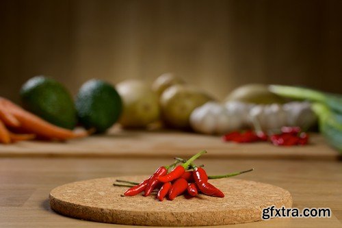 Stock Photos - Chili, 25xJPG