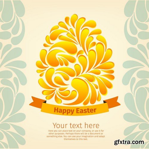 Stock Vectors - Happy Easter, 25xEPS