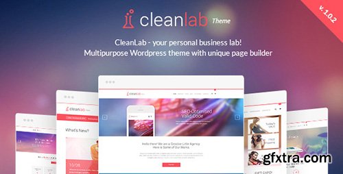 ThemeForest - CleanLab v1.0.2 - Creative Multi-Purpose WordPress Theme with Page builder