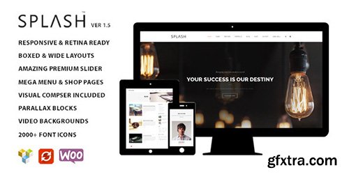 ThemeForest - Splash v1.5 - Multipurpose Wordpress Theme