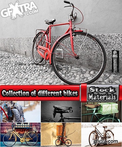 Collection of different bikes and seat them vintage bikes 25 HQ Jpeg