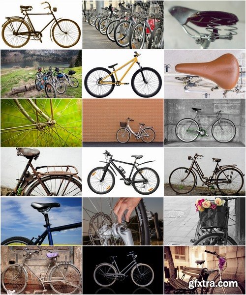 Collection of different bikes and seat them vintage bikes 25 HQ Jpeg