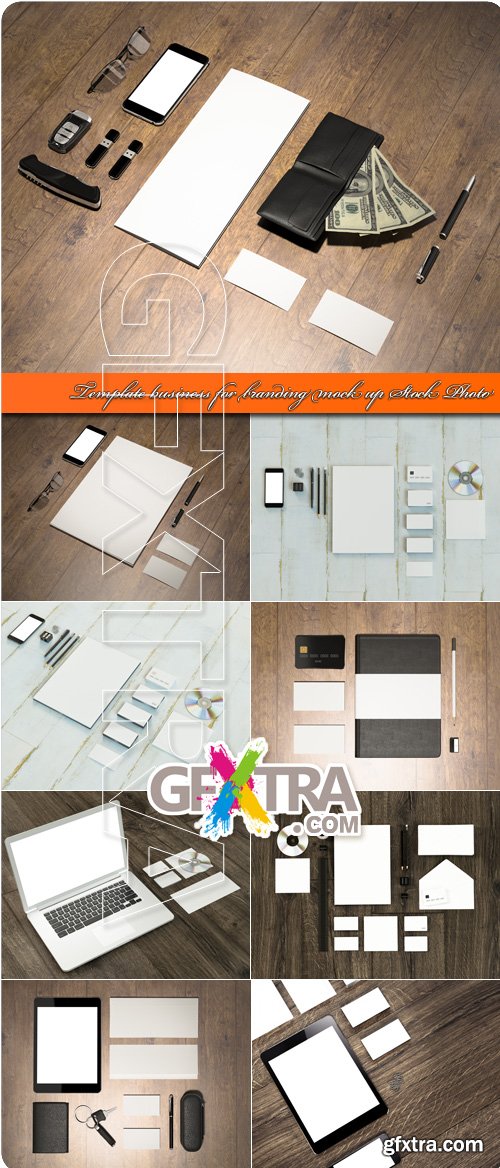 Template business for branding mock up Stock Photo