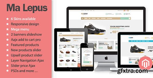 ThemeForest - Lepus v1.3 - Responsive Magento Theme