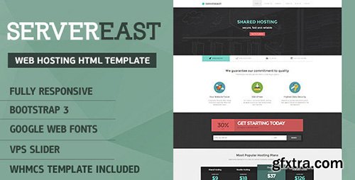 ThemeForest - ServerEast v1.2 - Web Hosting HTML Template - FULL